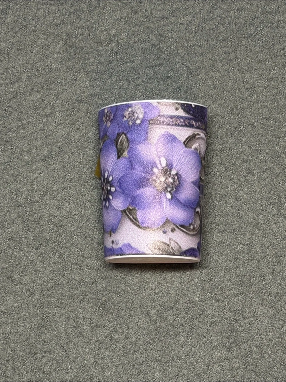 Floral Purple Decorative Tape 2 rolls new in plastic